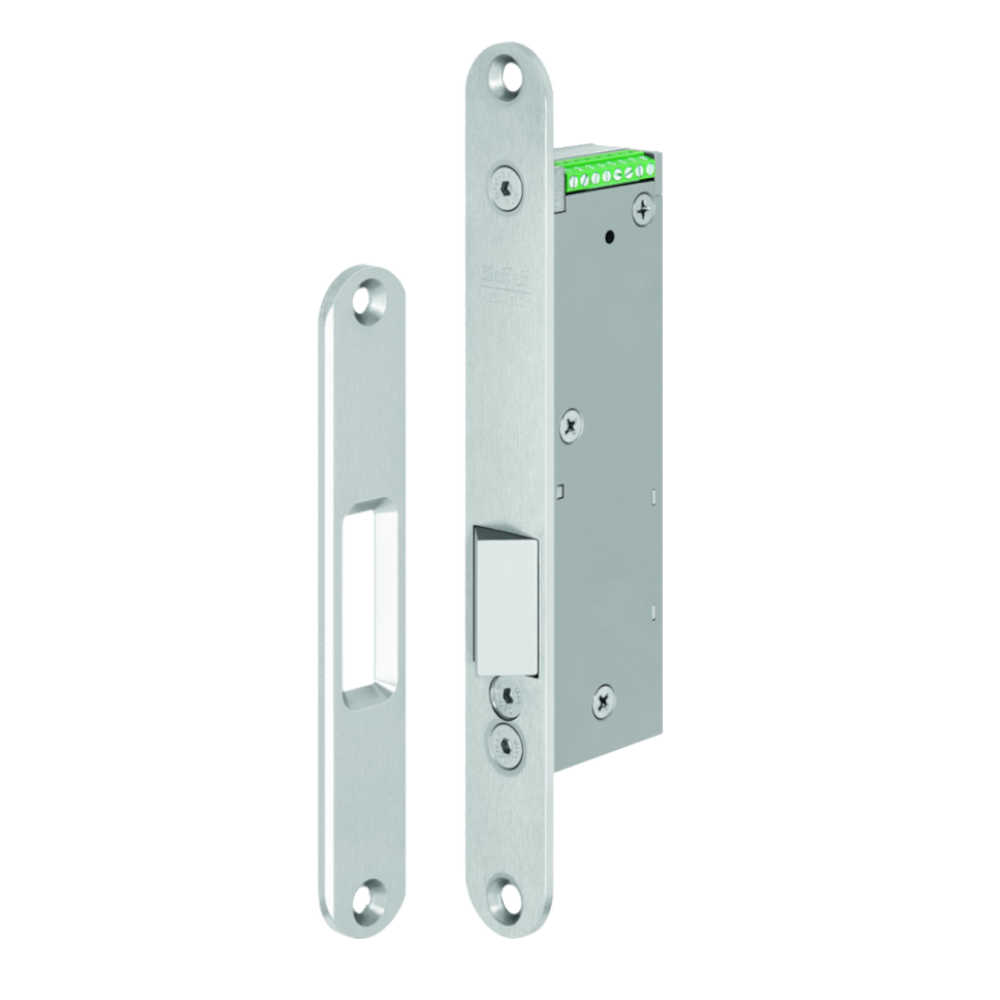 ABLOY Eff Eff 351M.80 Motorised Lock 12/24V DC Fail Unlocked - Stainless Steel