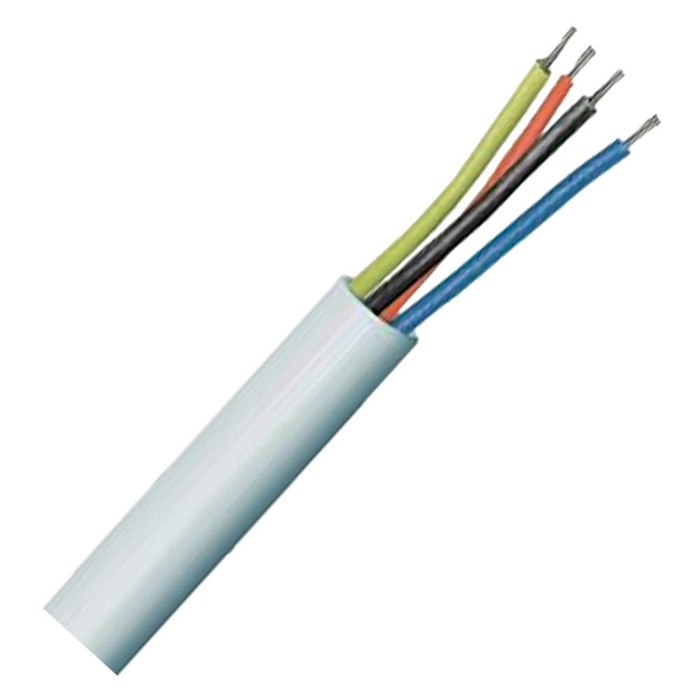 Securi-Flex Alarm Cable TCCA Type 3 To BS4737 White - 4 Core LSF SFX/4C-TY3-LSF-WHT-100