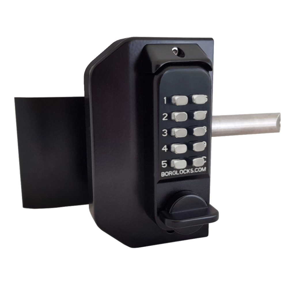 BORG LOCKS BL3080 MG Pro ECP Easicode Mini Gate Lock Knob Operated Keypad With Inside Handed Pad - LH Push
