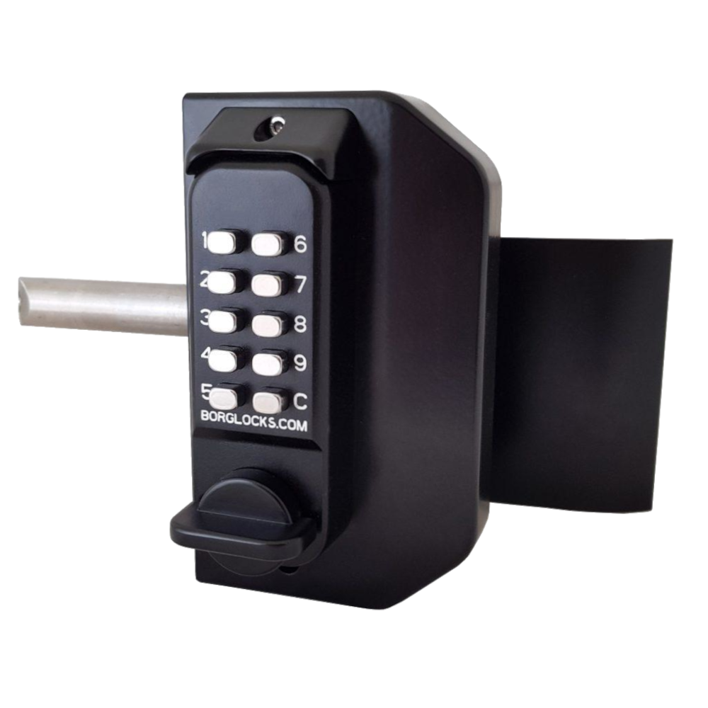 BORG LOCKS BL3080 MG Pro ECP Easicode Mini Gate Lock Knob Operated Keypad With Inside Handed Pad - RH Pull