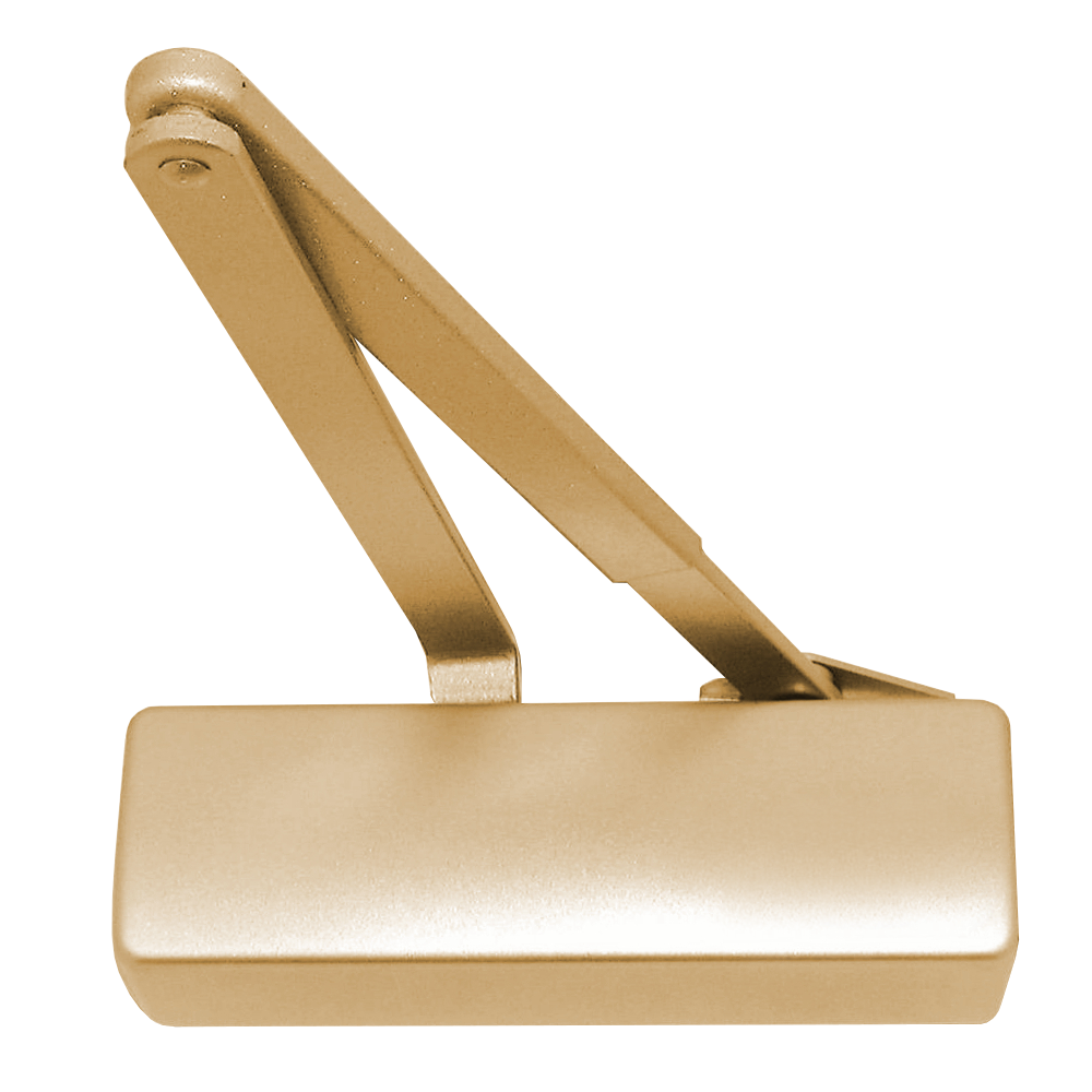 GEZE TS1500 Size 3-4 Overhead Door Closer - Polished Brass