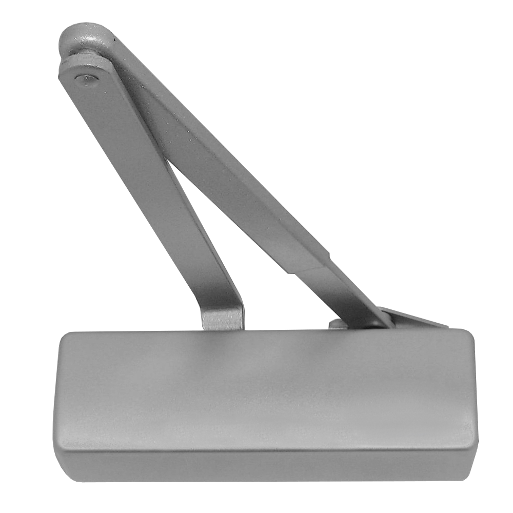 GEZE TS1500 Size 3-4 Overhead Door Closer - Satin Stainless Steel