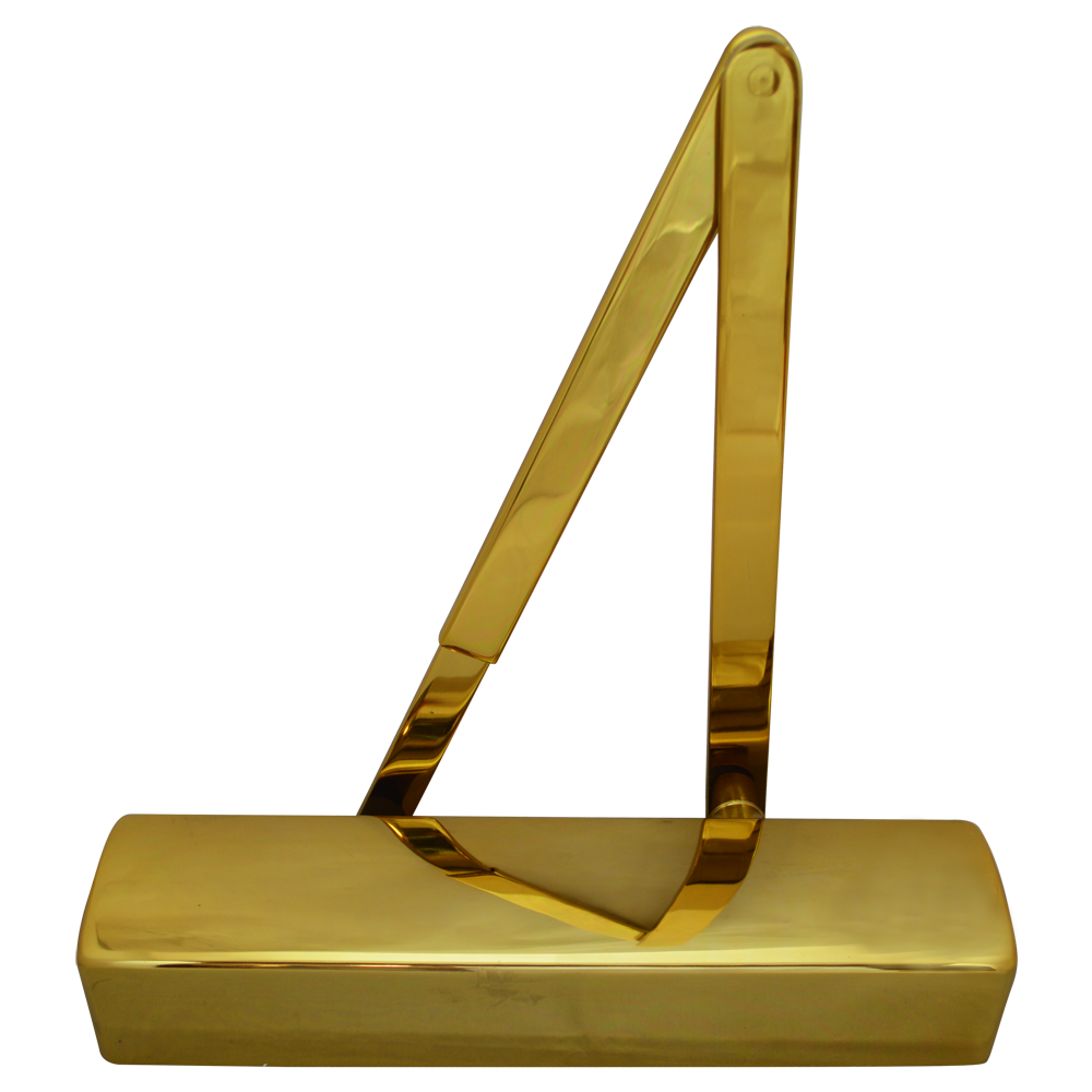 GEZE TS4000S Size 1-6 Overhead Door Closer - Polished Brass