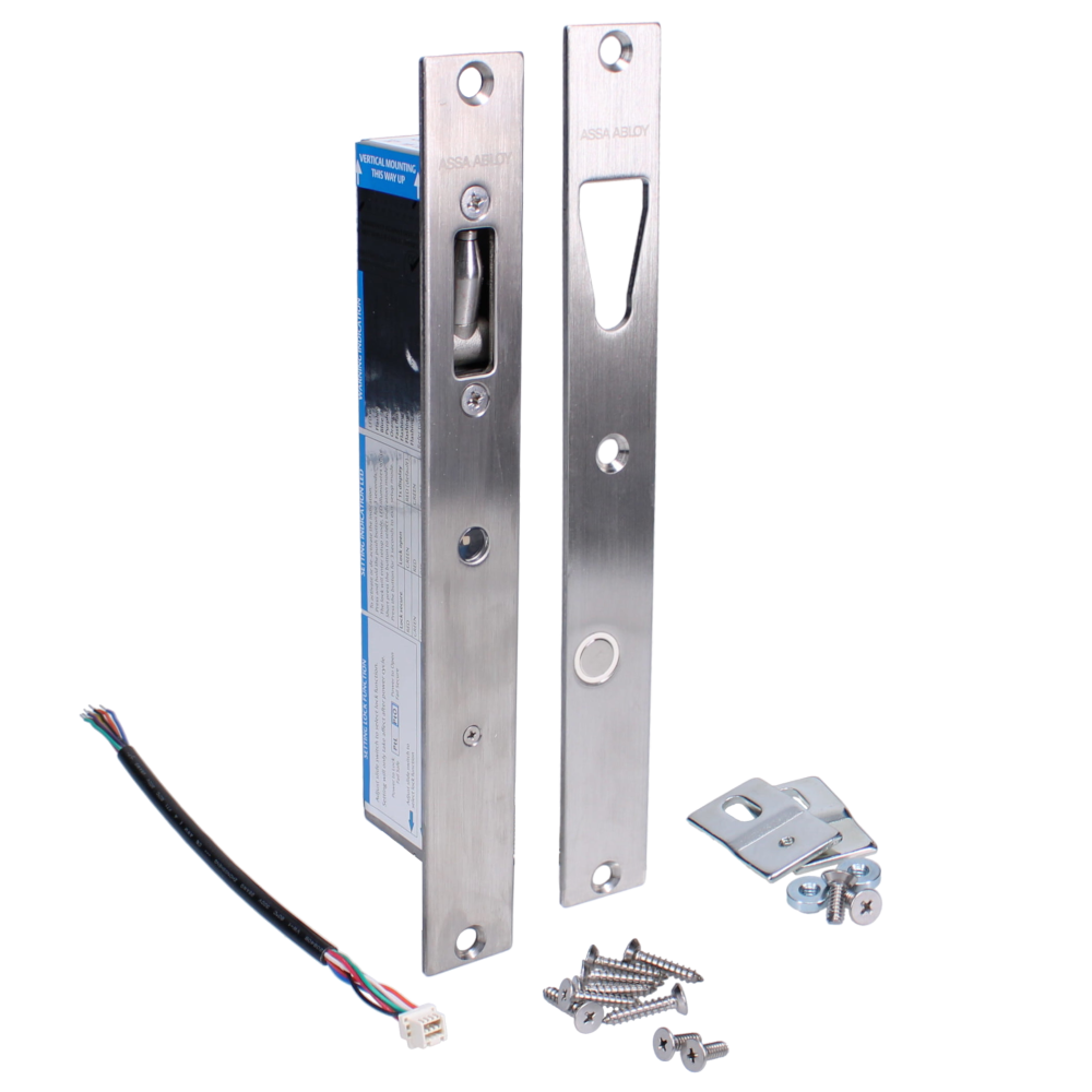 ASSA ABLOY ES8100 V-Lock 12-24VDC PTO/PTL Monitored - Stainless Steel