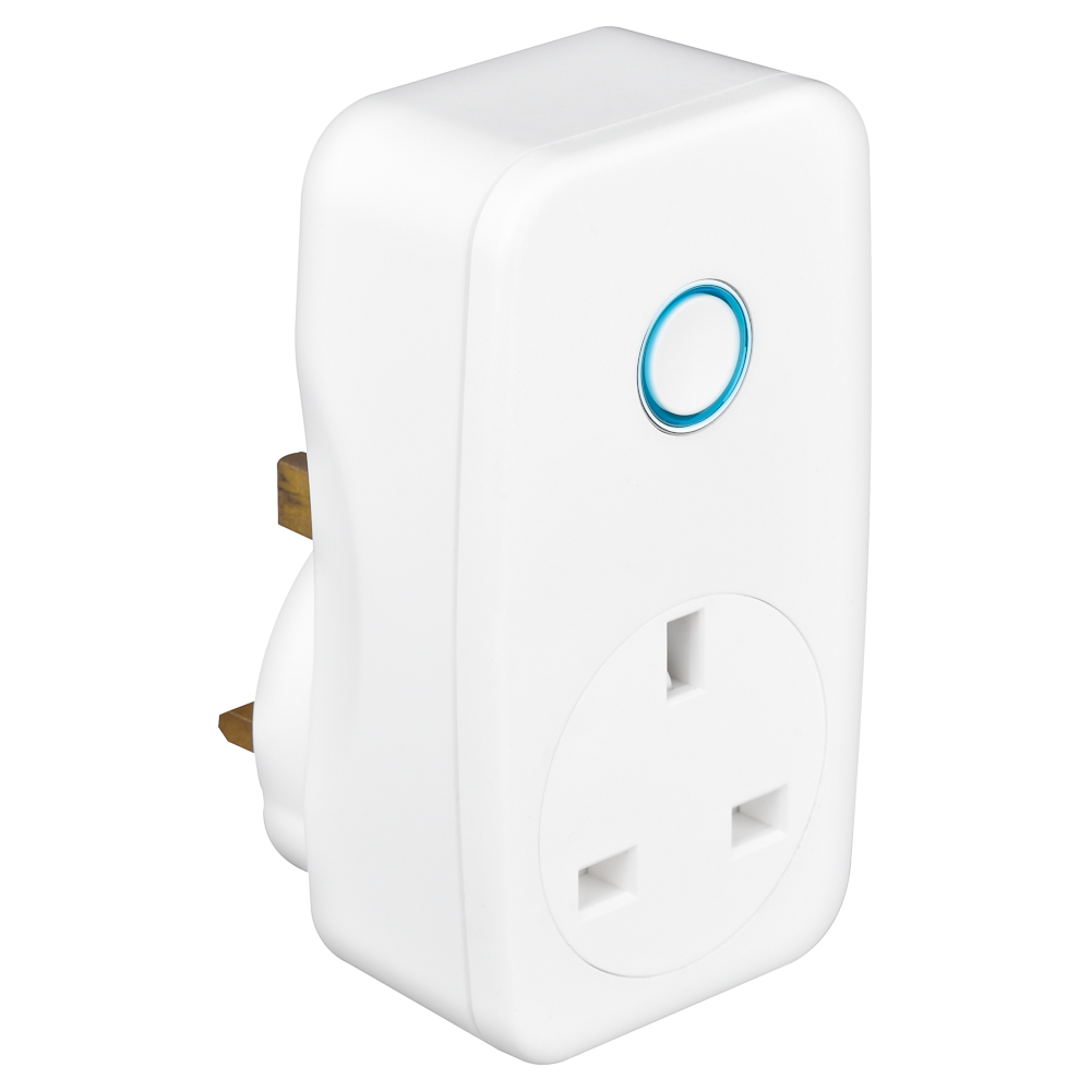 LUCECO 13A Power Adaptor With Smart Home Control - White