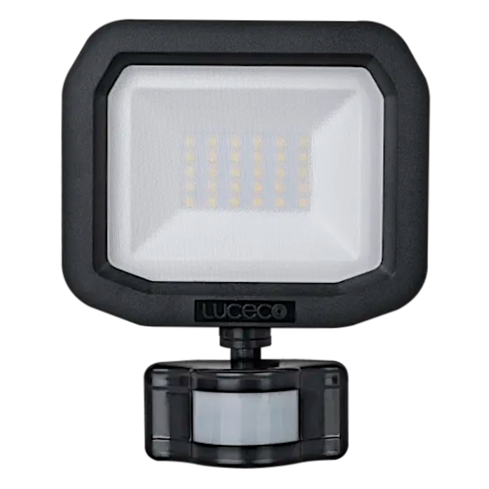 LUCECO Castra Smart PIR Flood Light 2400 Lumens - Black