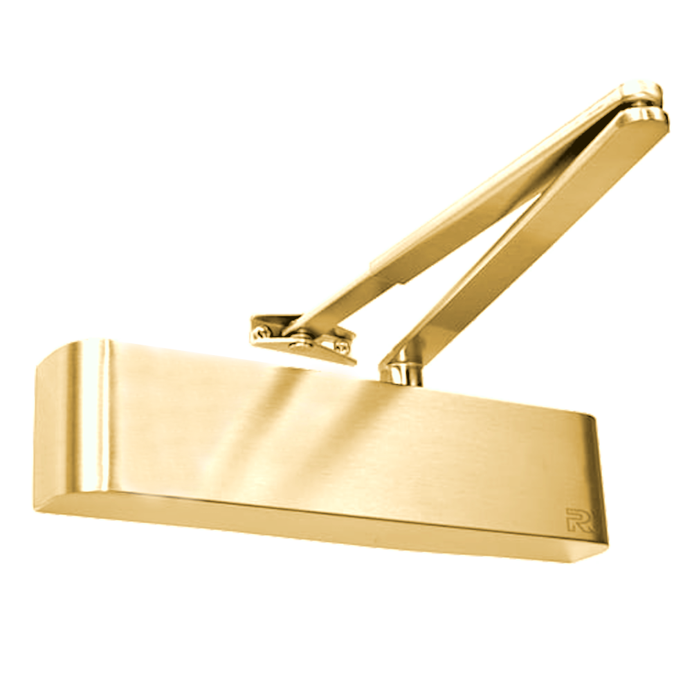 RUTLAND Fire Rated TS.5204 Door Closer Size EN 2-4 With Backcheck - Polished Brass