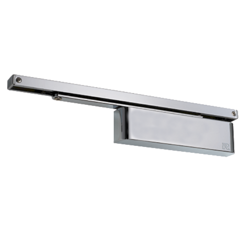 RUTLAND Fire Rated TS.11205 Slide Arm Door Closer Size EN 2-5 - Silver