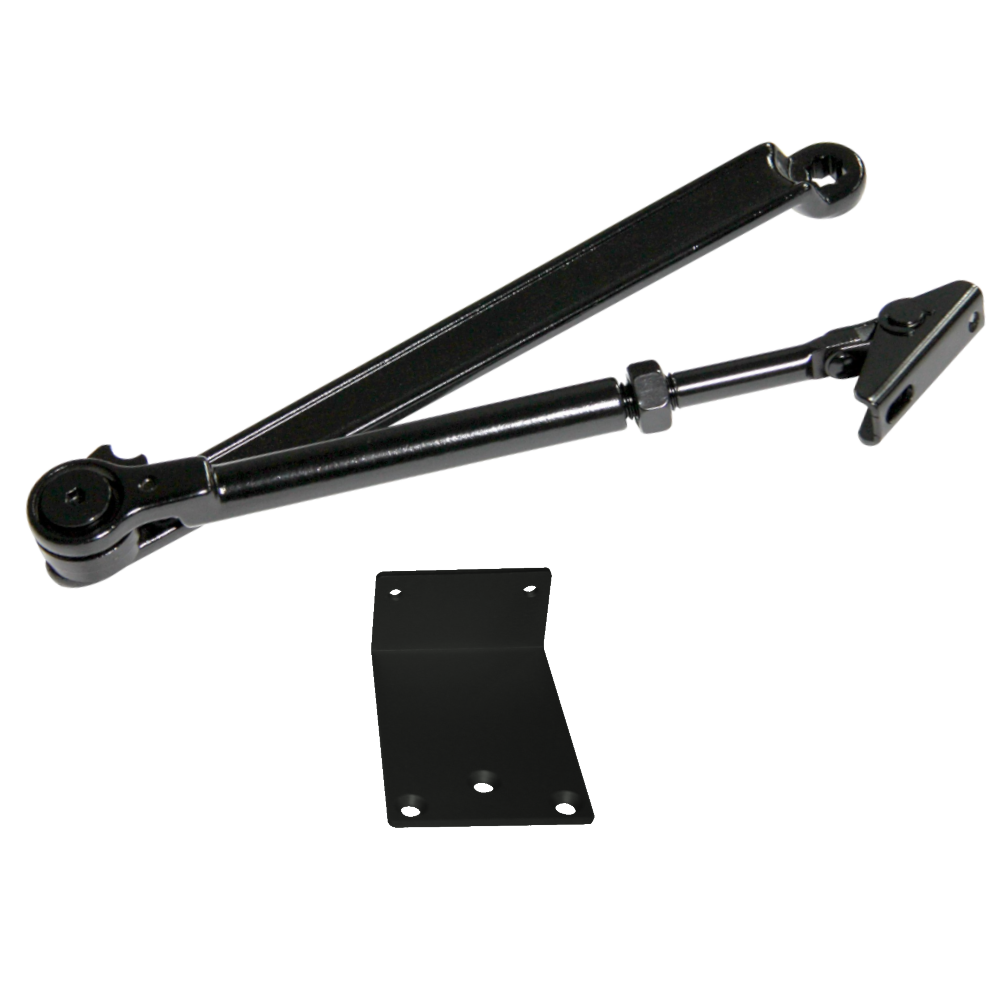 RUTLAND Hold Open Armset To Suit All Rutland Scissor Arm Door Closers - Black