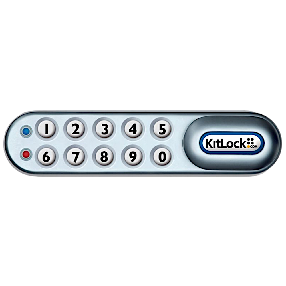 CODELOCKS KL1000 Horizontal Battery Operated Digital Cabinet Lock - Left Hand