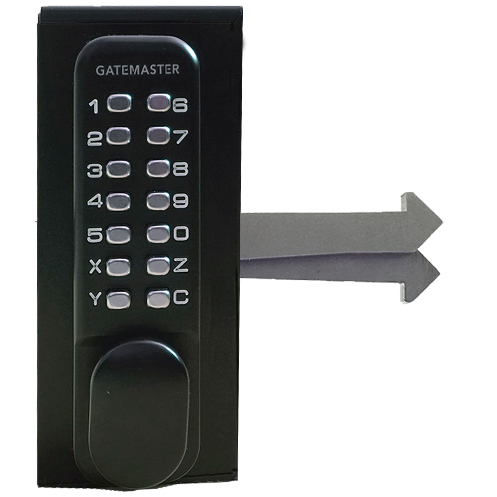 GATEMASTER SGLDS Single Sided Sliding Digital Gate Lock - 40mm Frame Left Hand SGLDS40L
