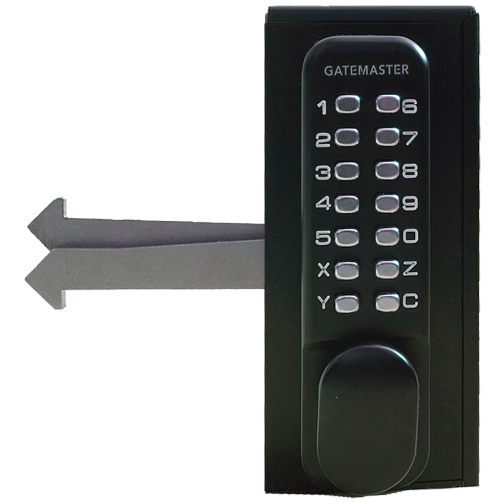 GATEMASTER SGLDS Single Sided Sliding Digital Gate Lock - 60mm Frame Right Hand SGLDS60R
