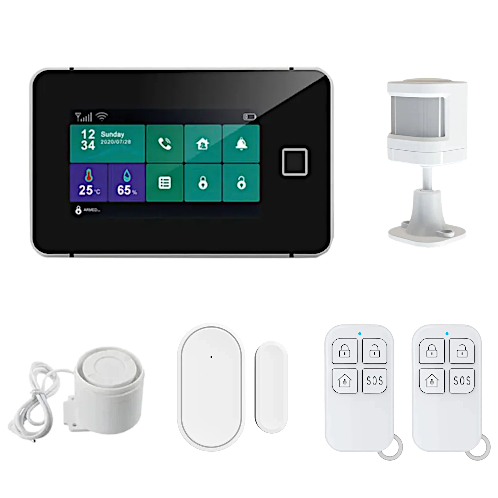 AMALOCK ALM5000 Smart Wi-Fi Alarm Kit With Fingerprint Sensor - ALM5000
