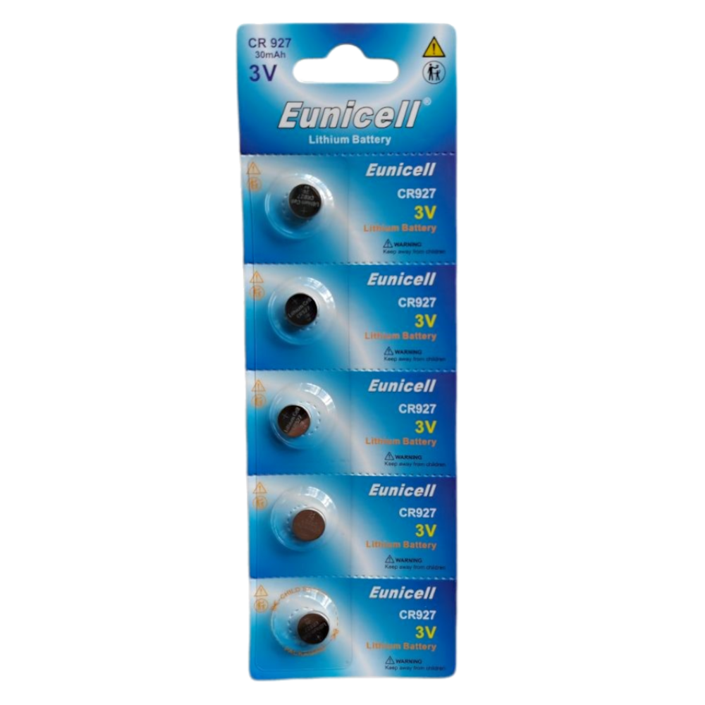 EUNICELL 3V CR927 Button Cell Battery (5 PER CARD) - CR927