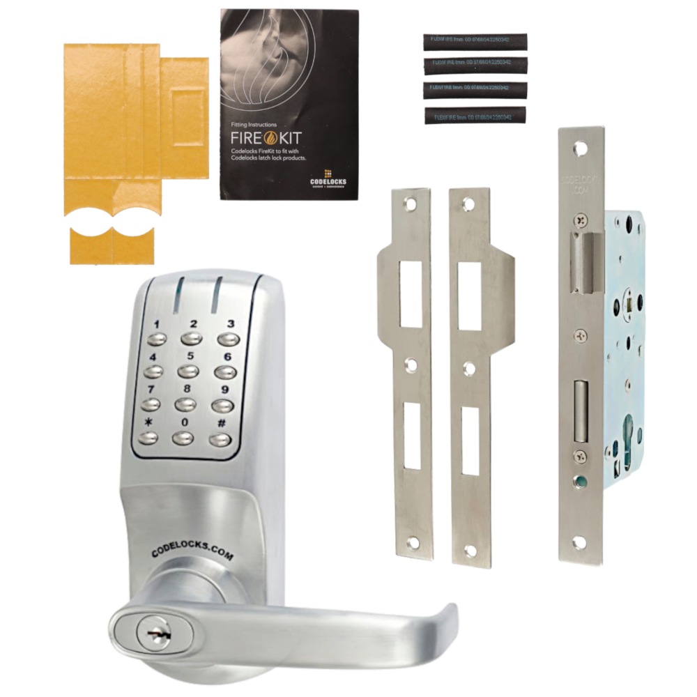 CODELOCKS CL5020 Battery Operated Digital Lock With Mortice Sash lock - CL5020 BS FKP