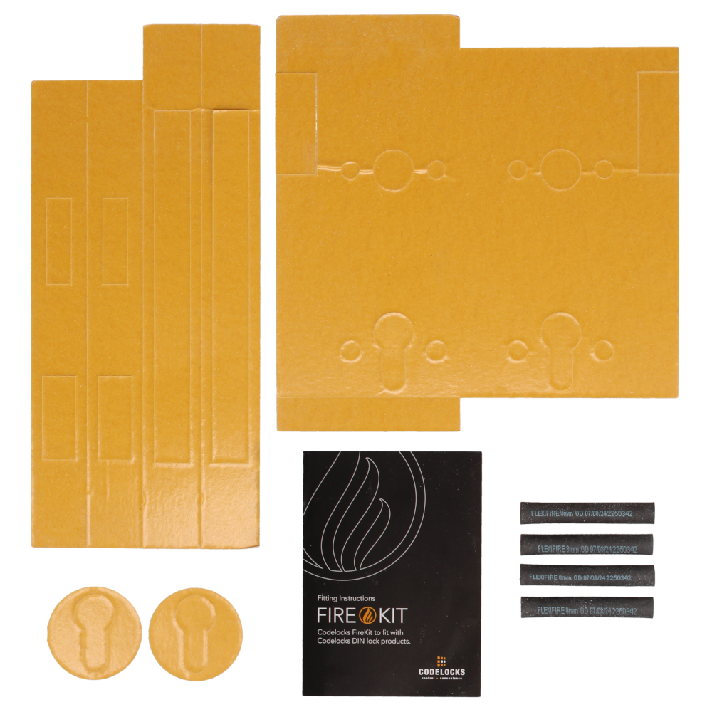 CODELOCKS Fire Intumescent Kit Pack To Suit Mortice Models PFKP DIN - Intumescent Kit