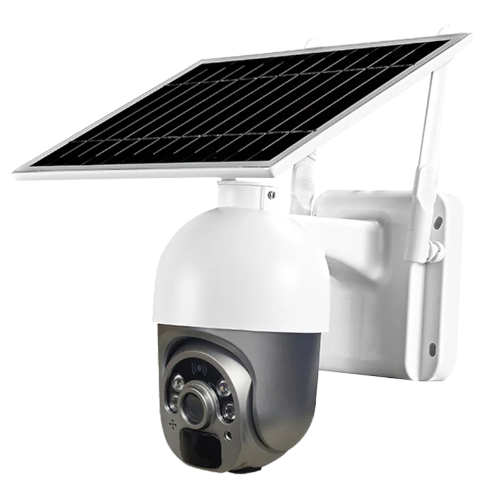 AMALOCK SC3 Wi-Fi 4G Heavy Duty Solar Camera PTZ - Silver & White