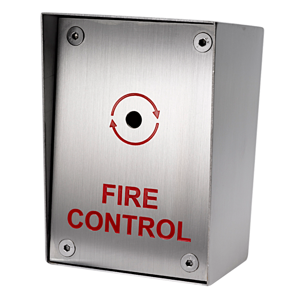 ICS Fire Switch Drop Key Version Surface SS - Brushed Stainless Steel