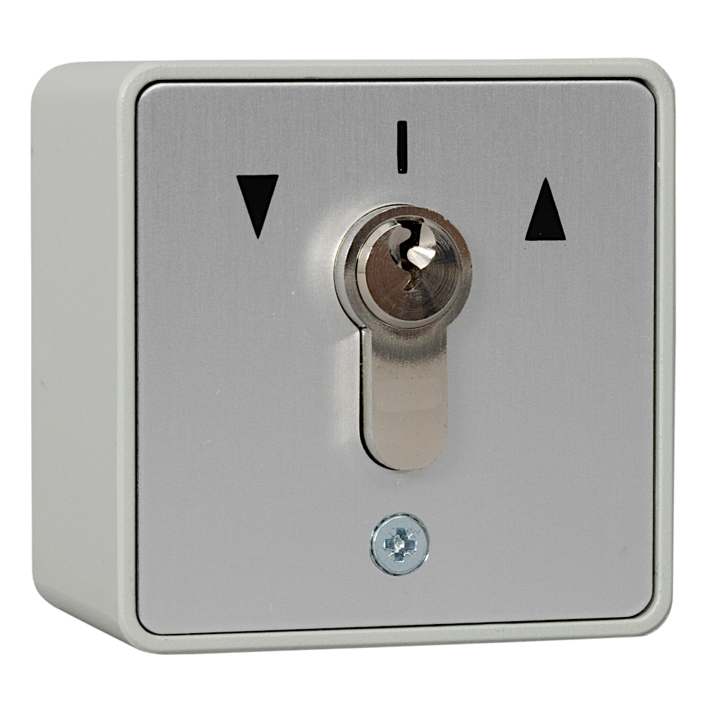 RGL Roller Shutter Momentary Keyswitch Surface Mount - RSKS3-MOM