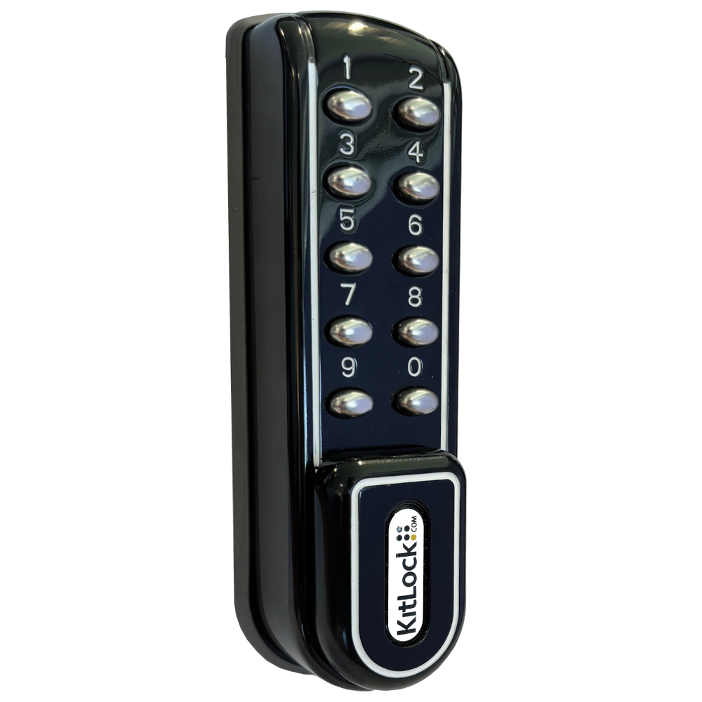 CODELOCKS KL1200 Battery Operated Digital Cabinet Lock - Black