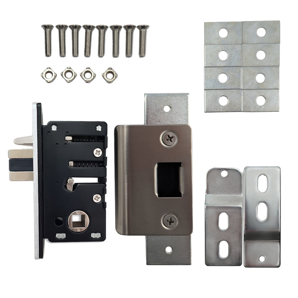 BORG LOCKS S505 Aluminium Latch 28mm Backset To Suit BL5000 Series - LH With Fixing Kit