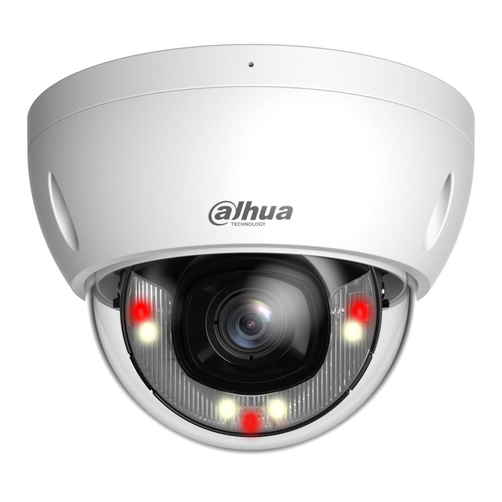 DAHUA IP Mini VR Dome 4MP WizSense Series 2 Network Camera 30 Metre IR IK10 12V DC - Supports Micro SD Card