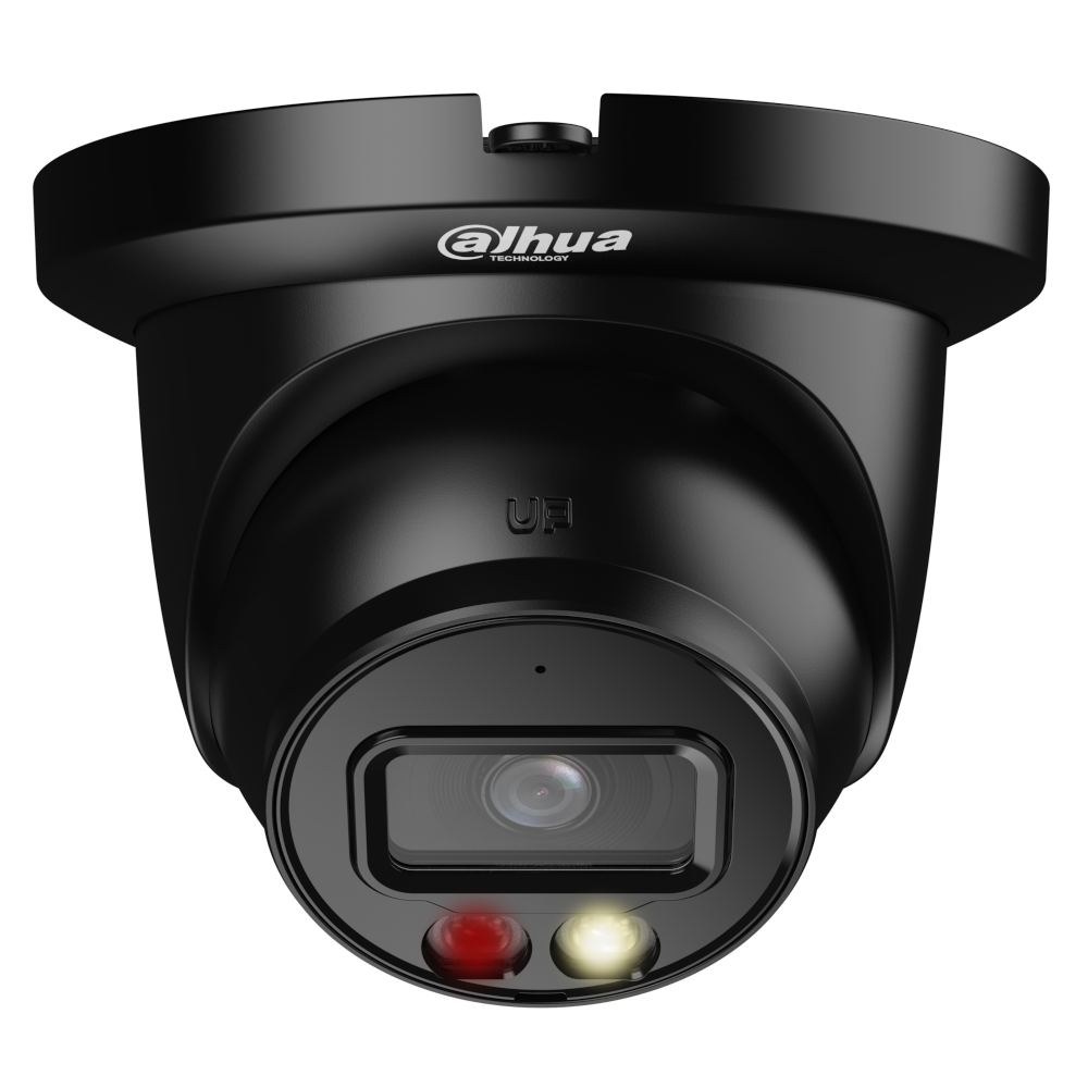 DAHUA IP Turret Dome (Eyeball) 4MP WizSense Series 2 Network Camera 12V DC - 4MP Black