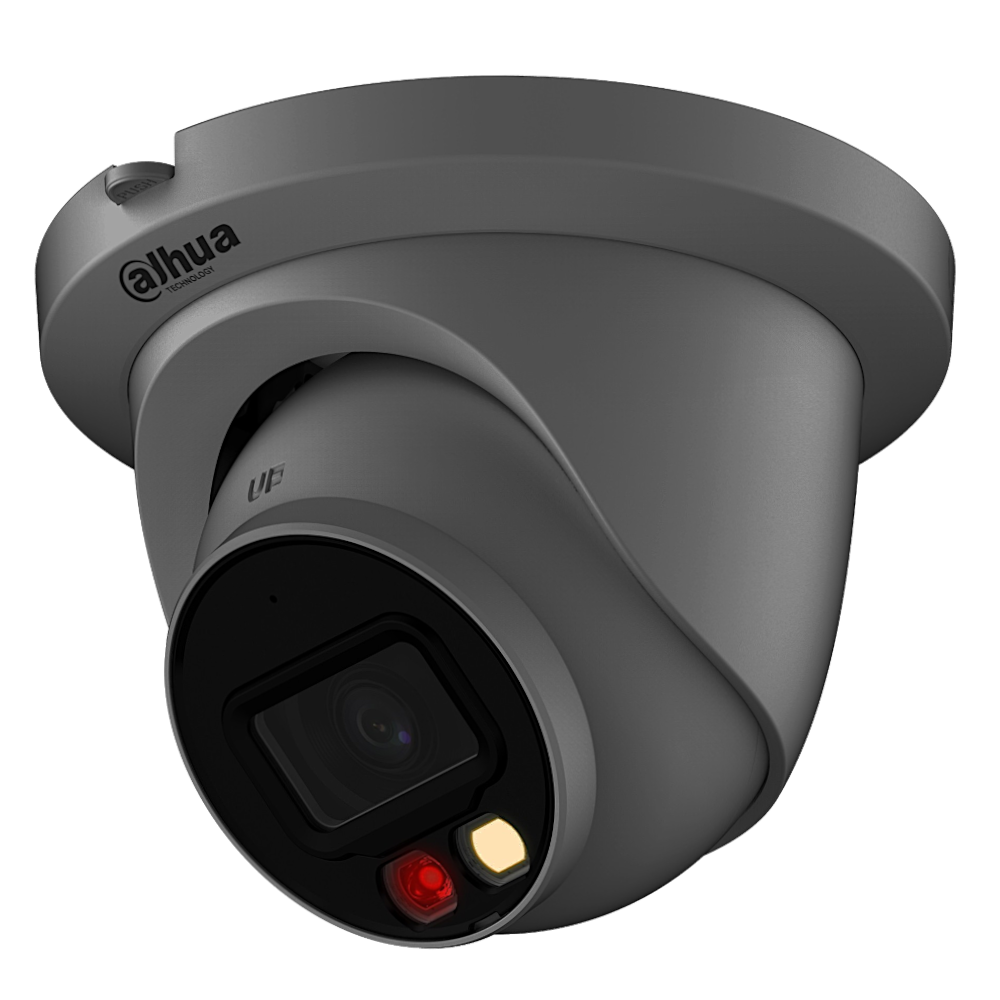 DAHUA IP Turret Dome (Eyeball) 8MP WizSense Series 2 Network Camera IP67 12V DC - 8MP Grey