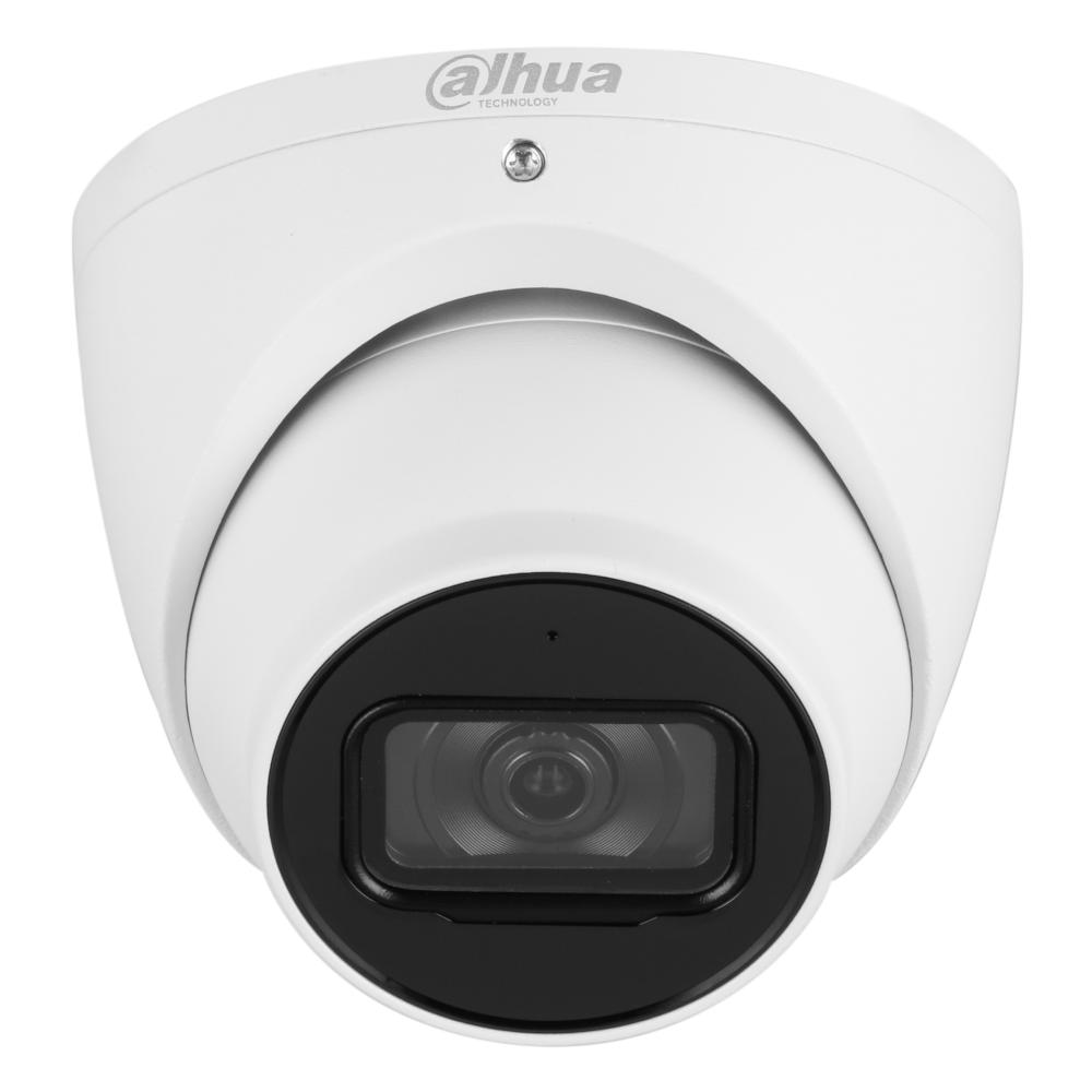 DAHUA IP Turret Dome (Eyeball) 5MP WizSense Series 3 Network Camera 50 Metre IR 12V DC - 5MP White