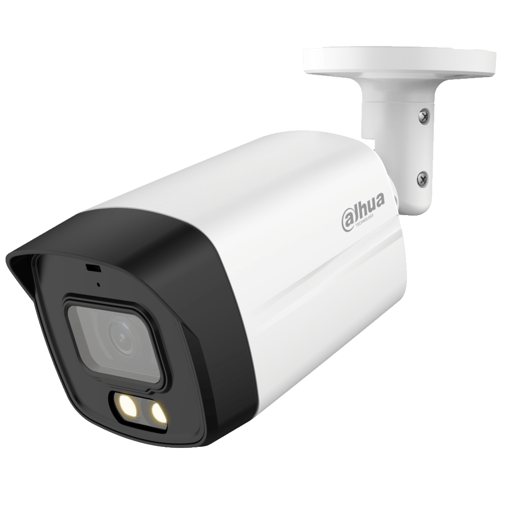 DAHUA HDCVI Bullet Camera 5MP 16:9 Full Colour Starlight IR 12V DC - 5MP White