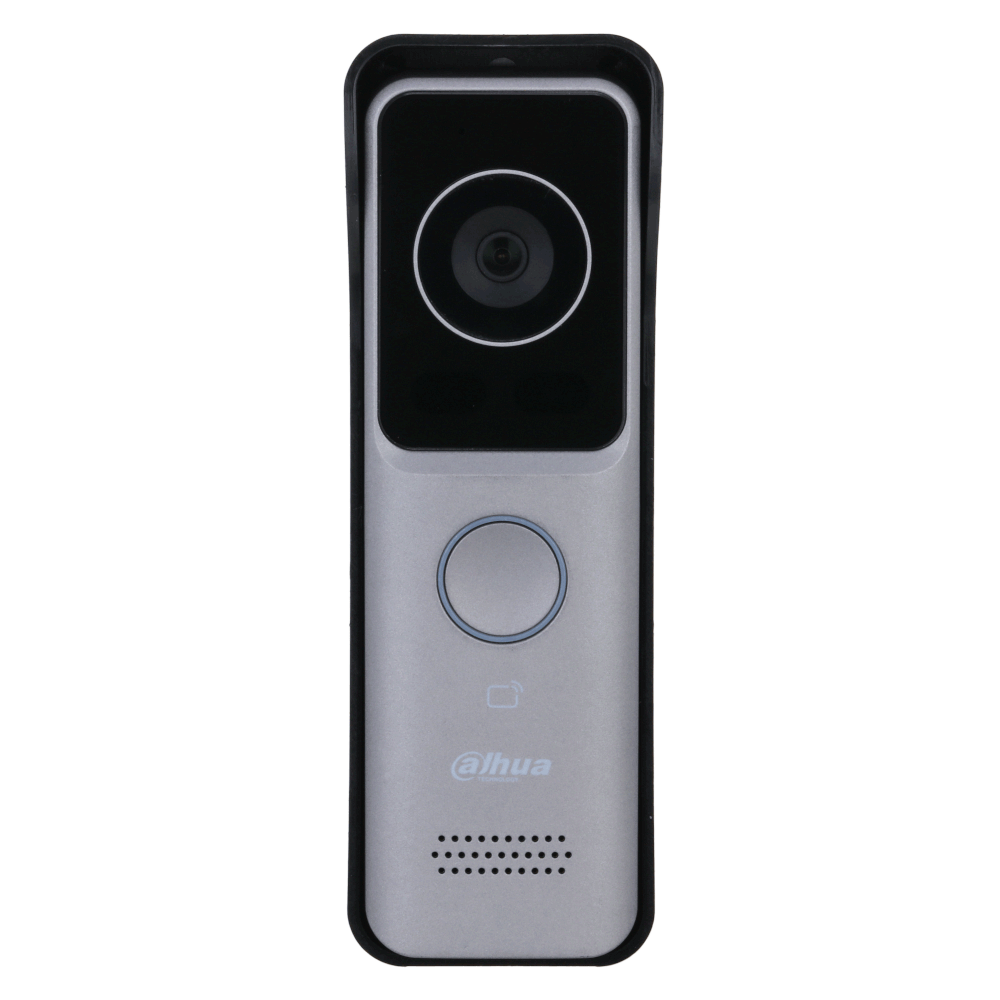 DAHUA Video Door Entry Slim Panel Wi-Fi Single Button 2MP Camera With Rainshield VTO2311R-WP - Grey