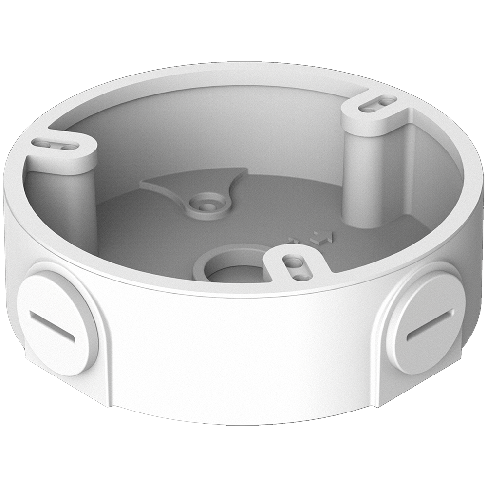 DAHUA PFA136 Round Aluminium Junction Box To Suit HDBW-EP Mini VR Dome And EB Series Mini Fisheye Cameras - White PFA136