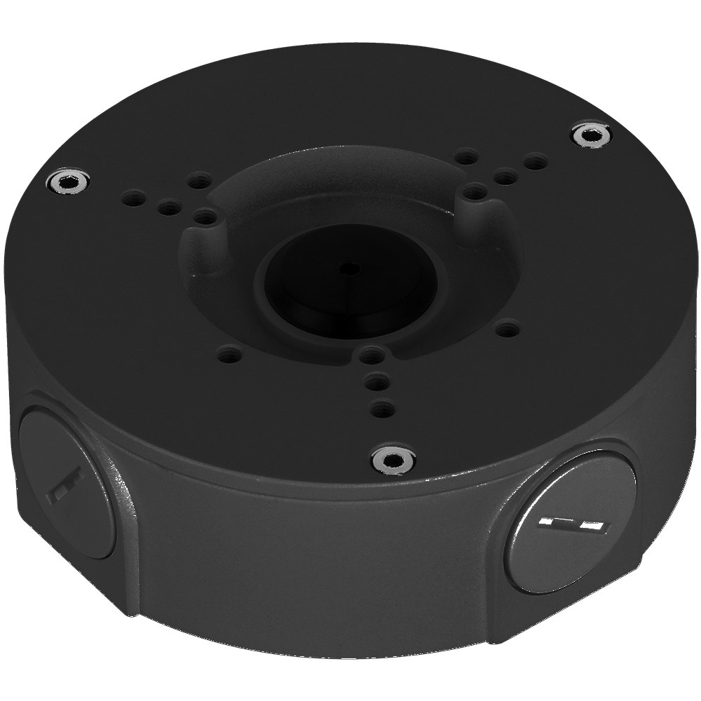 DAHUA PFA130-E Round Aluminium Waterproof Junction Box - Black PFA130-E-B