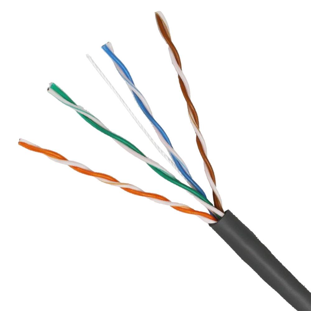 DAHUA UTP External CAT5e Network Cable 305 Metre Box PFM920-5EU - Black CAT5e