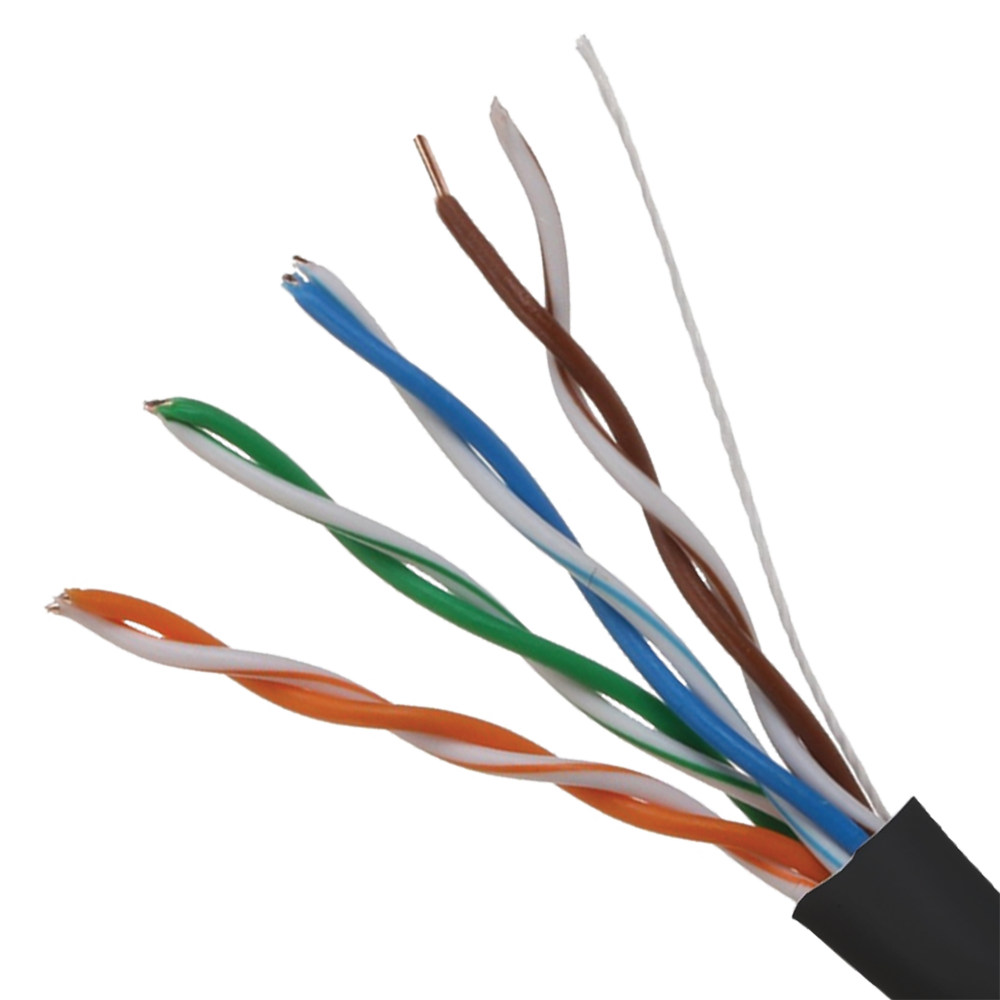 DAHUA UTP External CAT6 Network Cable 305 Metre Box PFM920-6U - Black CAT6