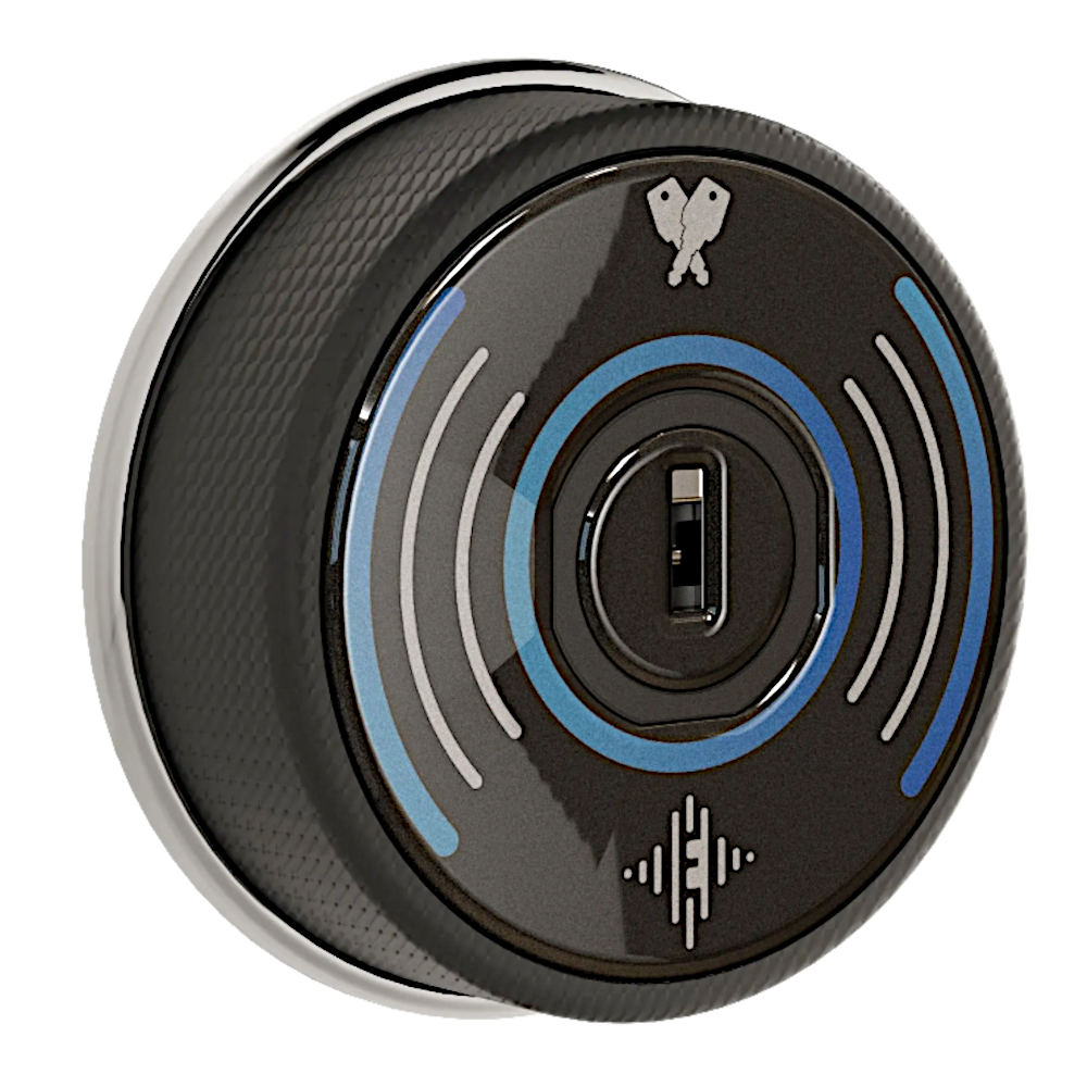 L & F Echo 3450 Locker Cam Lock Battery Free NFC Powered - 30mm Standard 'D' Pierce Hole