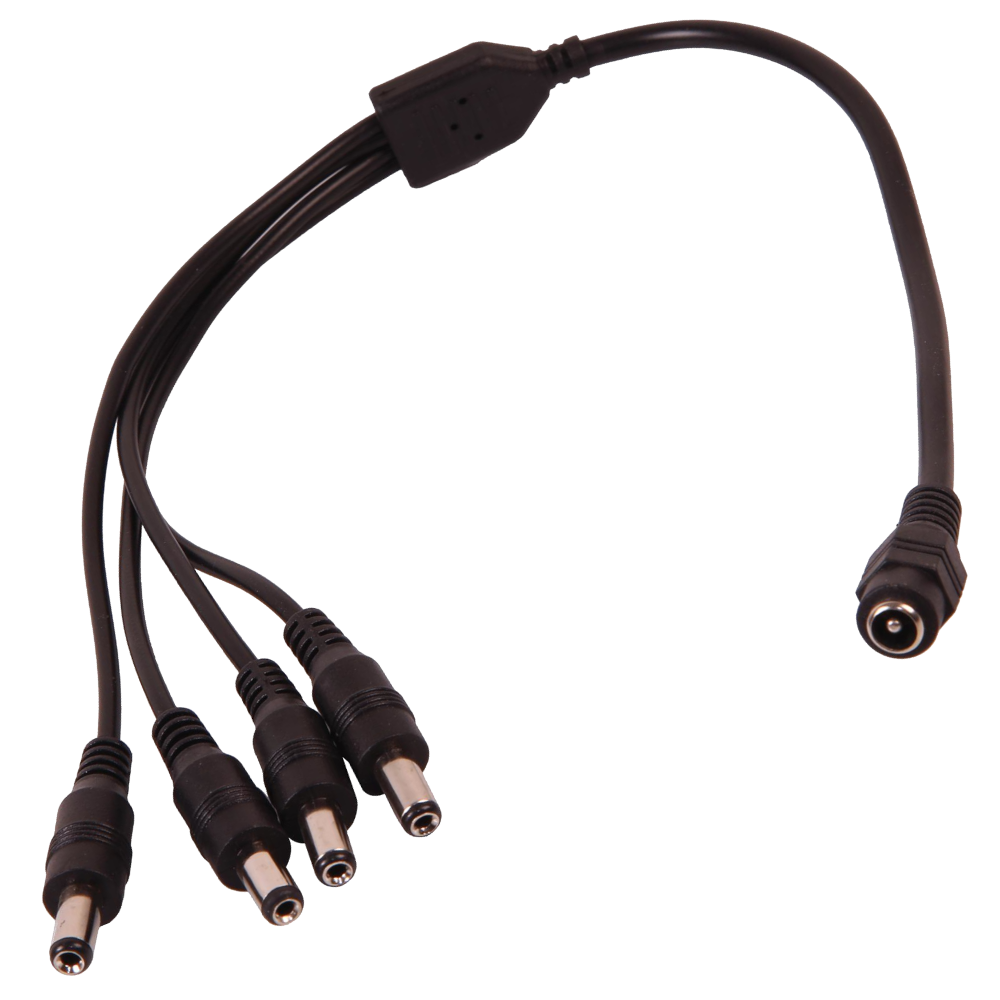 HAYDON MARKETING CCTV 4 Way Splitter For Multi Output from Single PSU - HAY-PSU-4WAY-SPLIT
