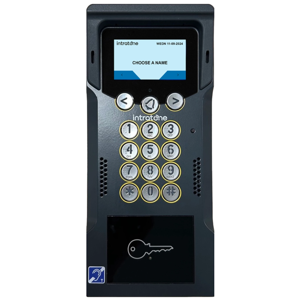 INTRATONE SC05 Only One Integrated Video, Keypad & Proximity Intercom 1- 10 Dwellings With 20 Fobs & 15 Years Data - 06-0228-EU