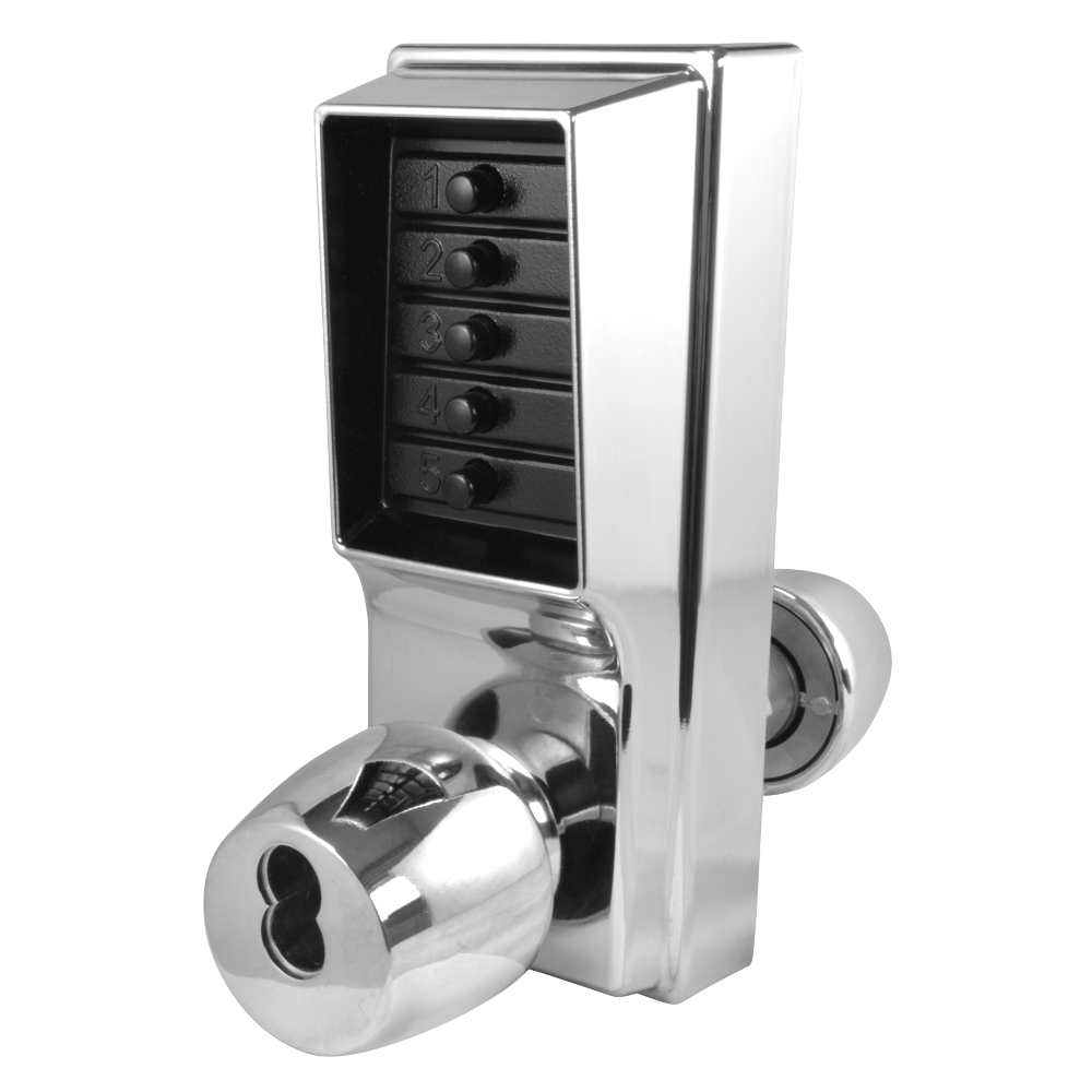 DORMAKABA Simplex 1000 Series 1021B Knob Operated Digital Lock With Key Override - SC No Cylinder 1021B-26D