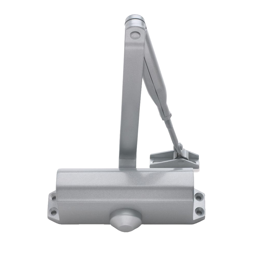 BRITON 121 Size 2-4 Overhead Door Closer - Silver (SES)