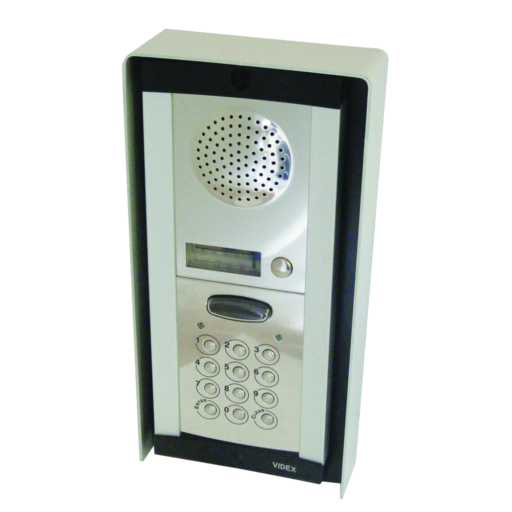 VIDEX 8K Series Audio 1Way Intercom Kit Complete With Keypad - 8K1S/CL