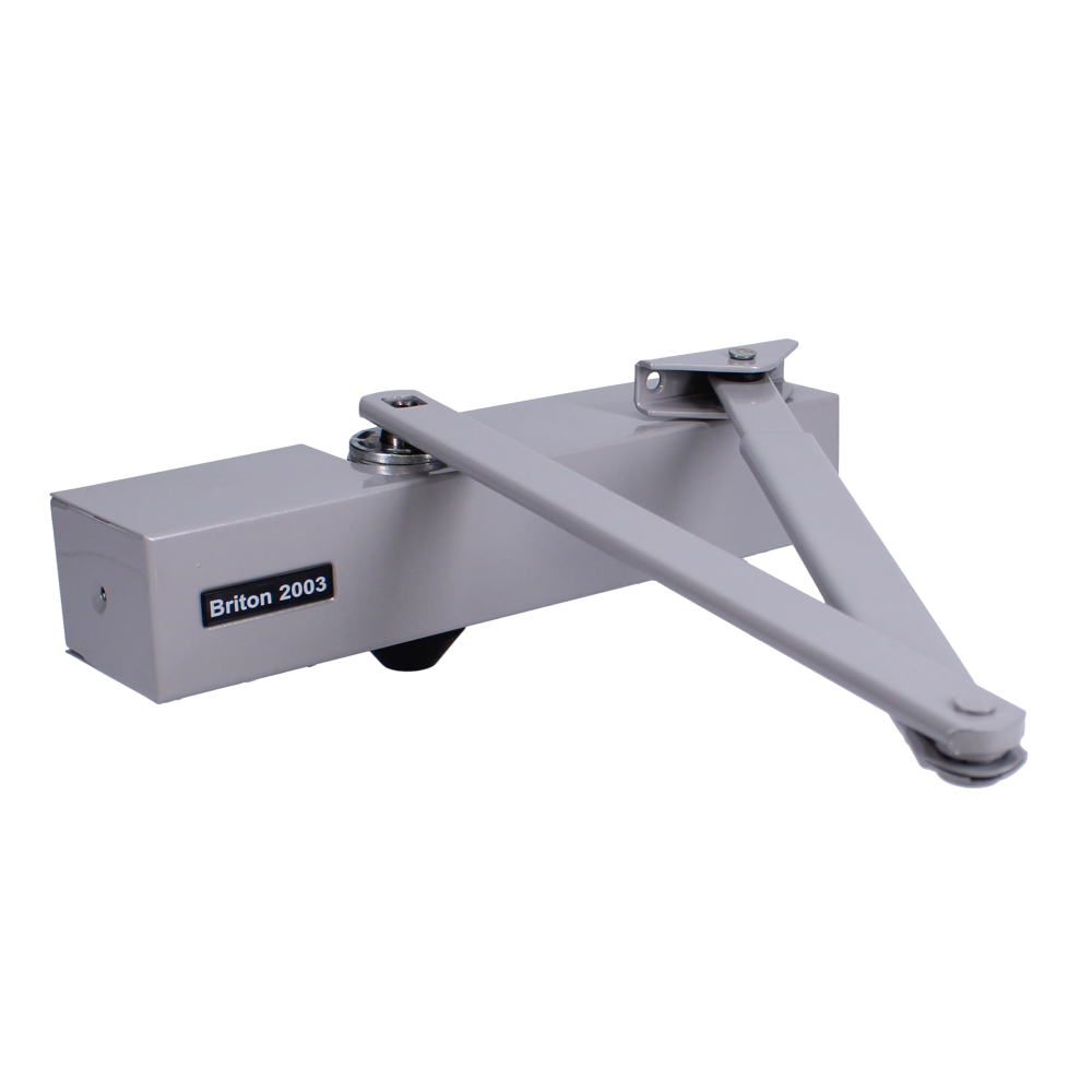 BRITON 2003 Size 3 Overhead Door Closer - Silver (SES)