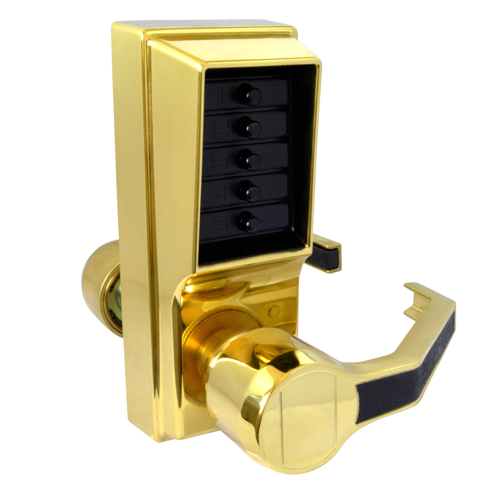 DORMAKABA Simplex L1000 Series L1031 Digital Lock Lever Operated With Passage Set - PB RH LR1031-03