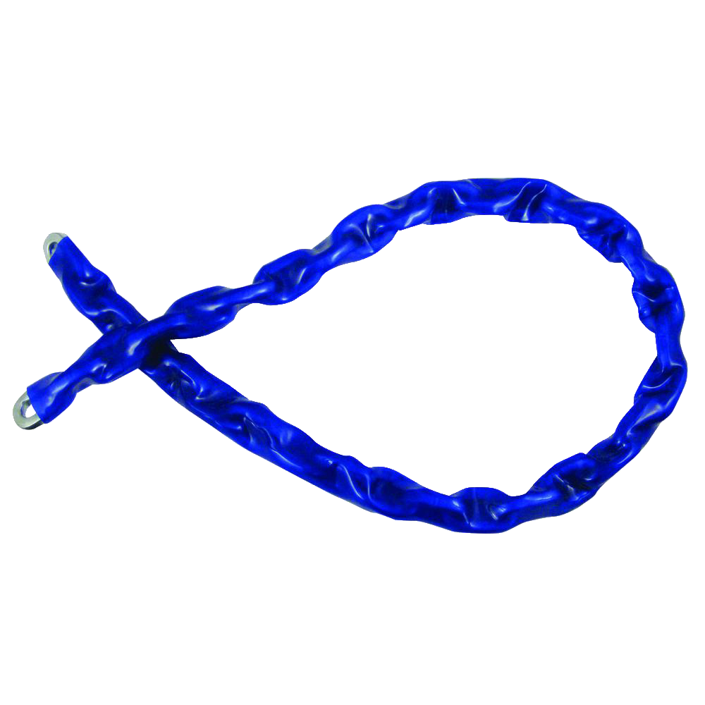 ENGLISH CHAIN Superquad High Security Welded Steel Chain - 8mm ZP 1.2m