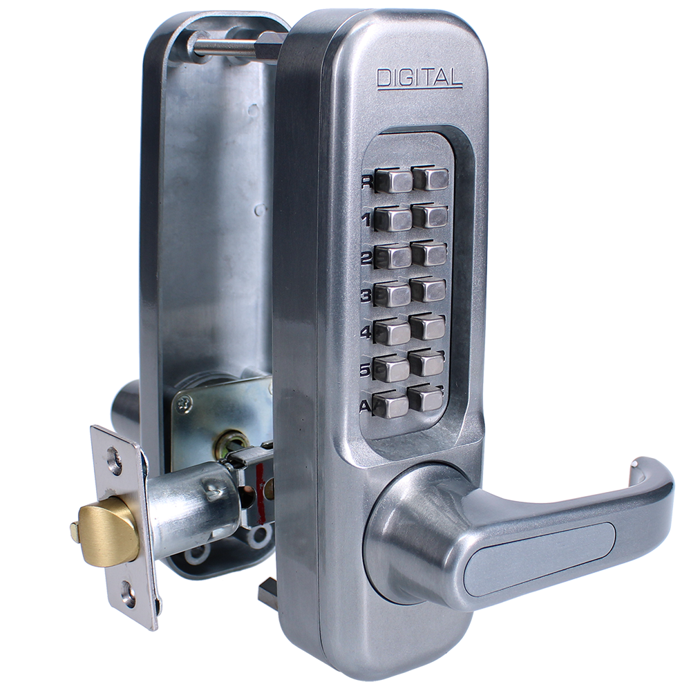 LOCKEY 1150 Series Lever Handle Digital Lock With 60mm Latch - SC