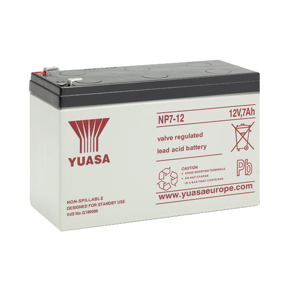 YUASA 12VDC Battery - 2.1 Amp