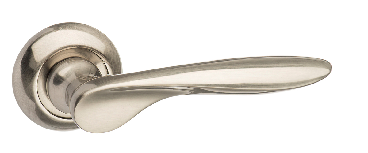 Mediterranean Malta Lever Door Handle on Round 