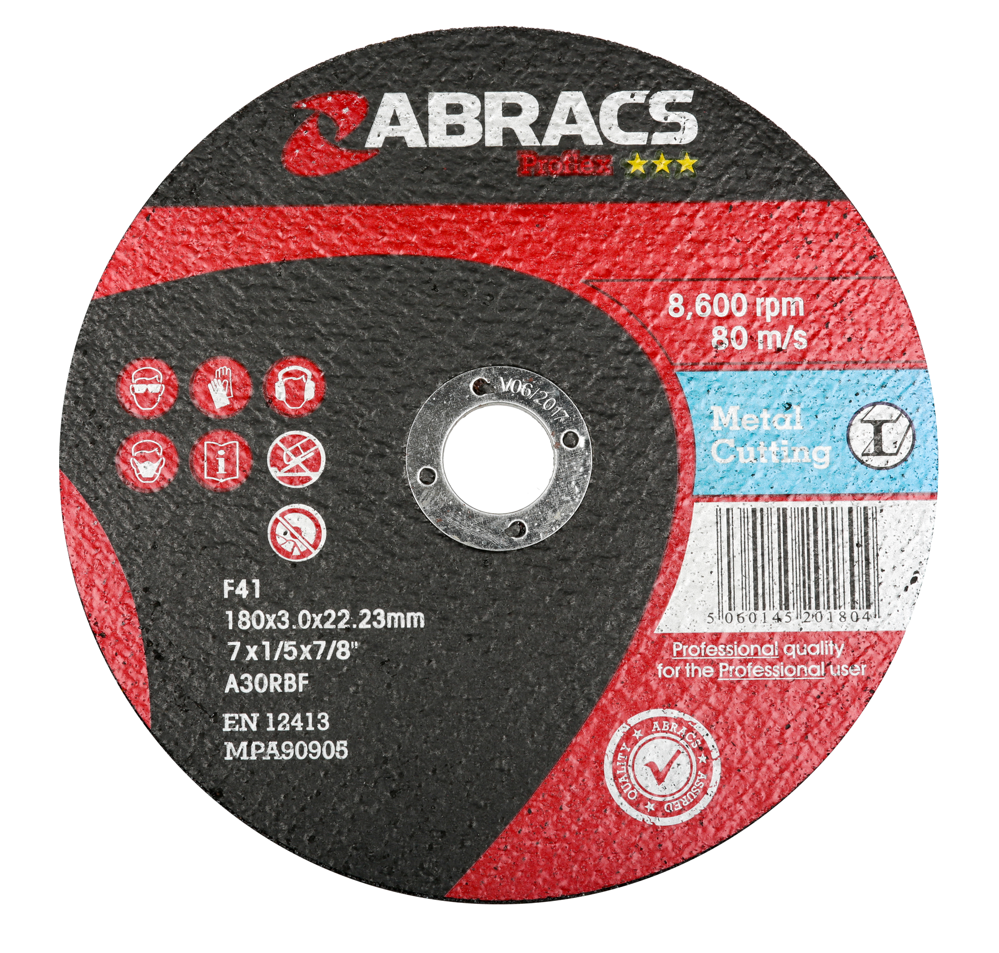 METAL CUTTING DISC 180x1.6mm INOX