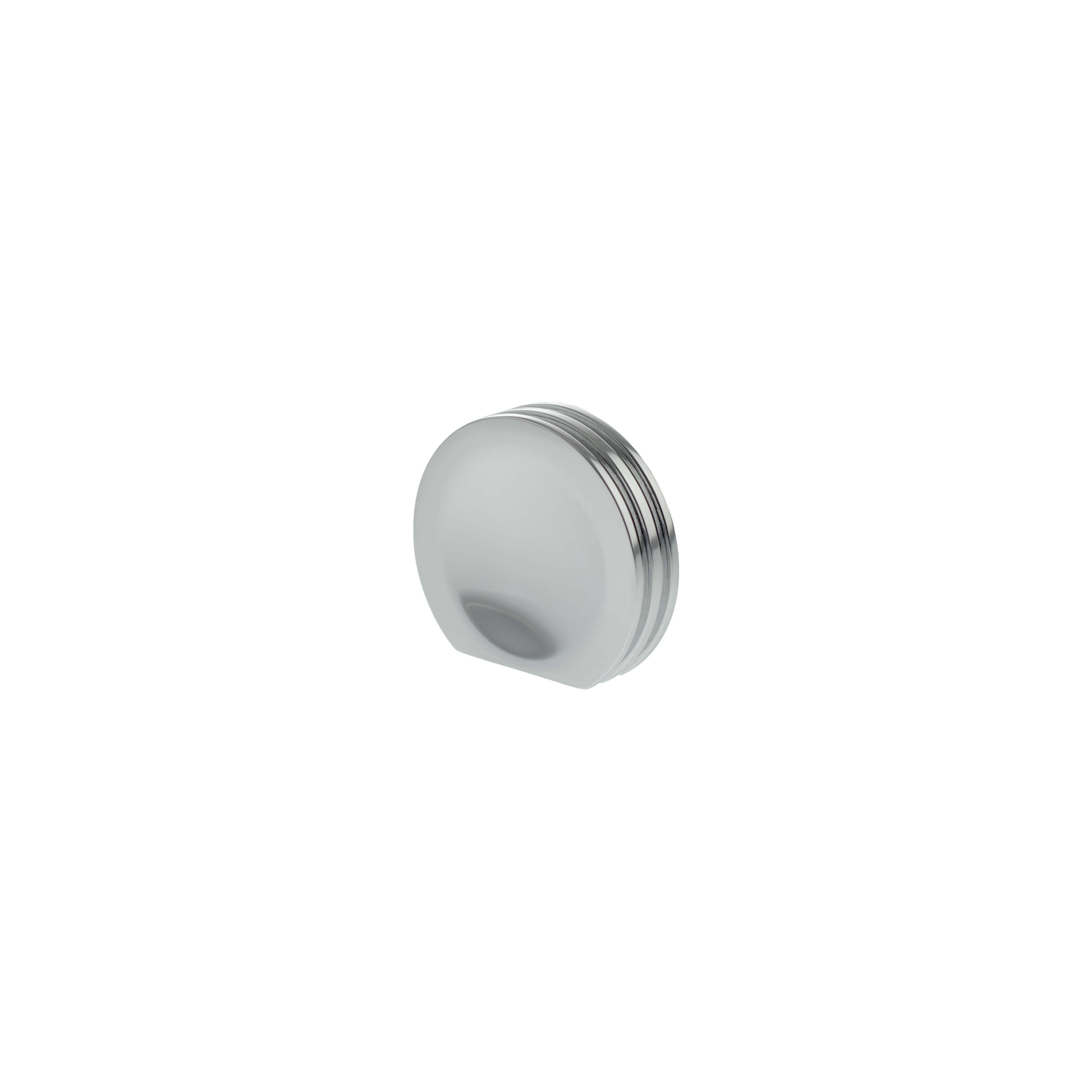 Millhouse Brass Battersea Linear Finger Pull Cabinet Knob Handle - Polished Chrome