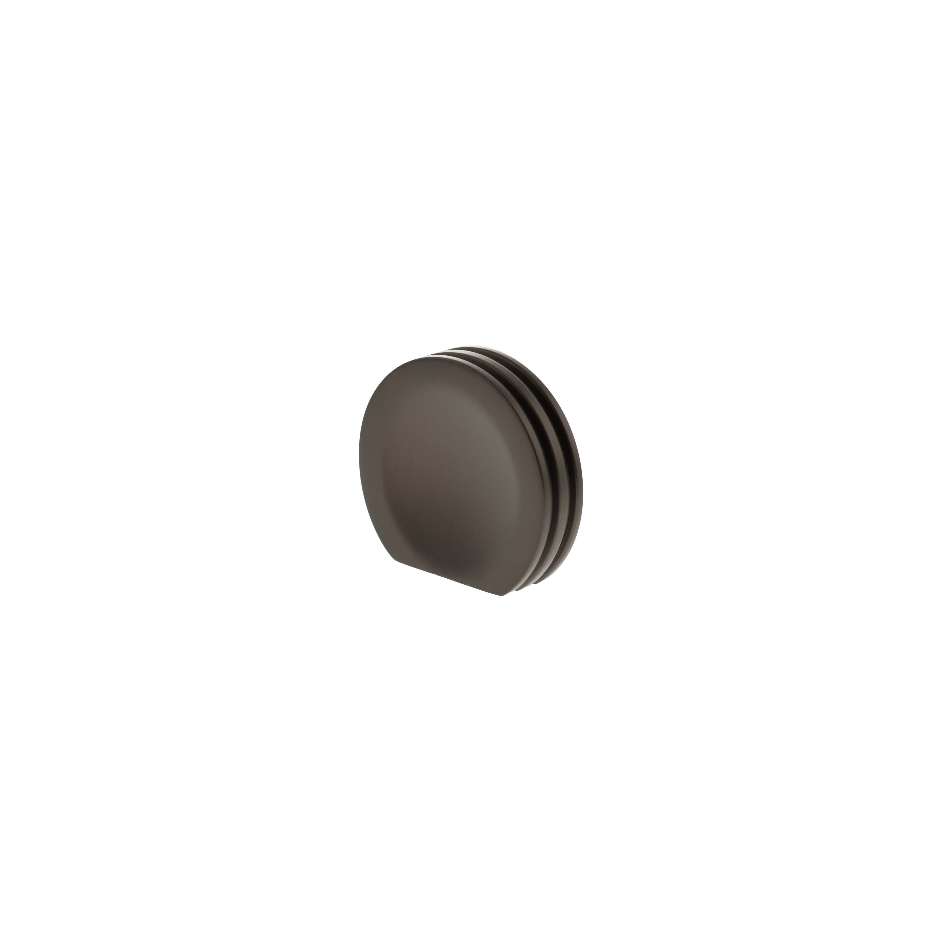 Millhouse Brass Battersea Linear Finger Pull Cabinet Knob Handle - Urban Dark Bronze